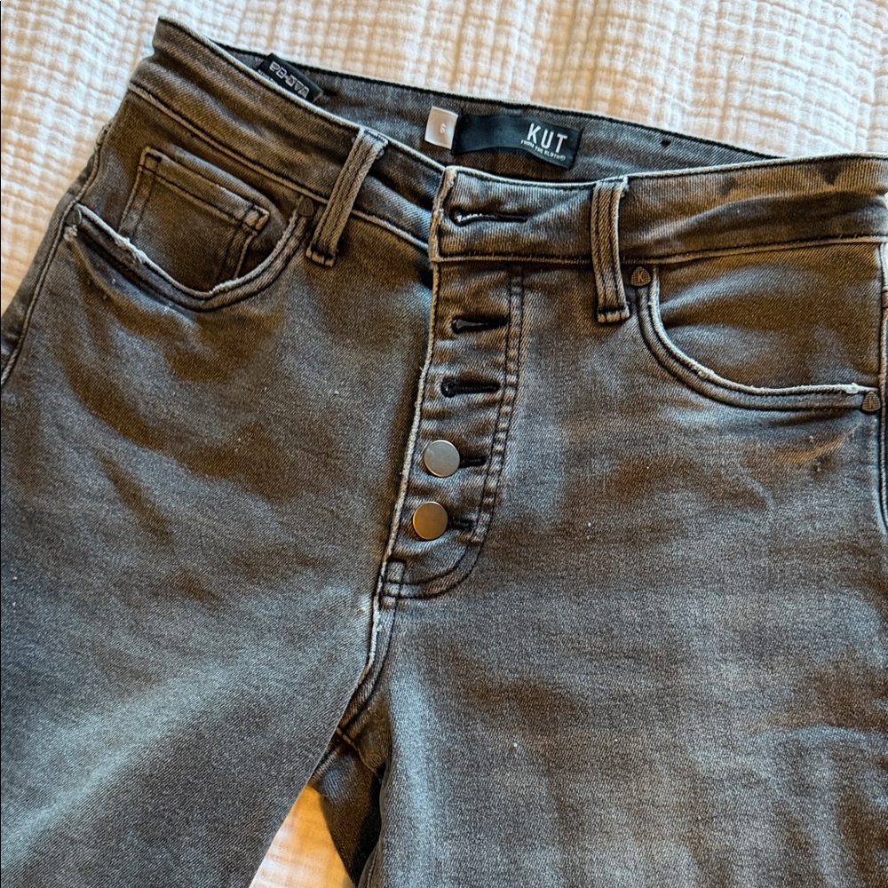 Kut from the Kloth Women's Gray Skinny Jeans Size 6